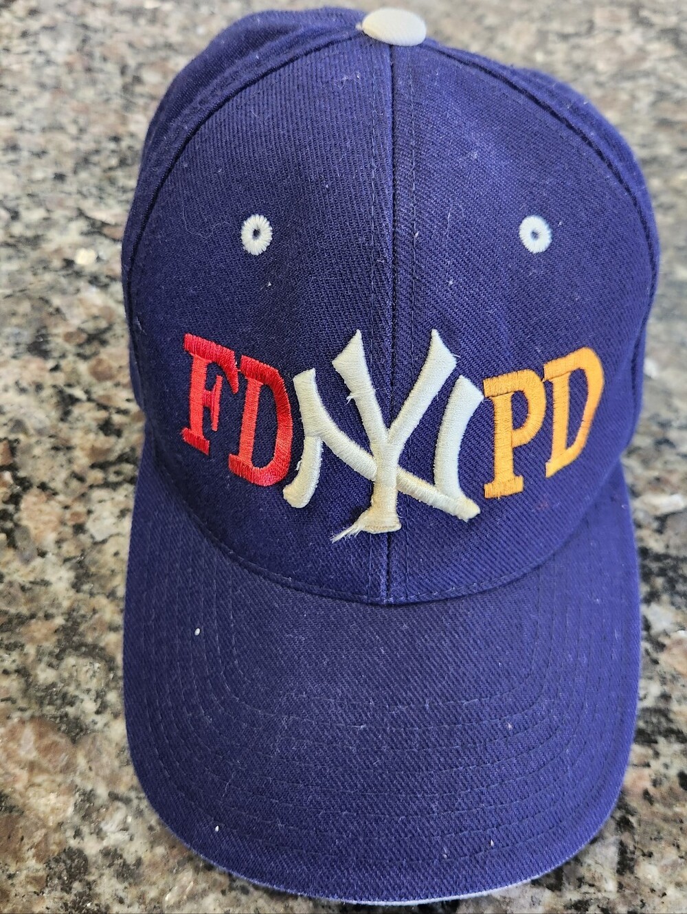 NY FD PD Yankees Hat